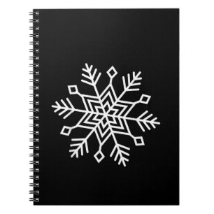Winter Christmas Snowflake Matching Family Festive Notebook