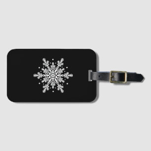 Winter Christmas Snowflake Matching Group Holiday  Luggage Tag