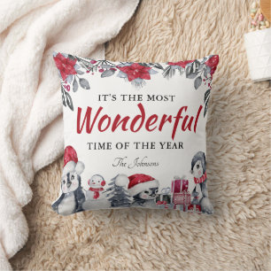 Winter Christmas Themed Cushion
