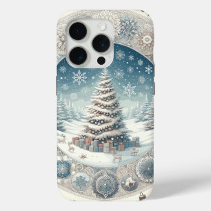 Winter Christmas Tree iPhone 15 Pro Case