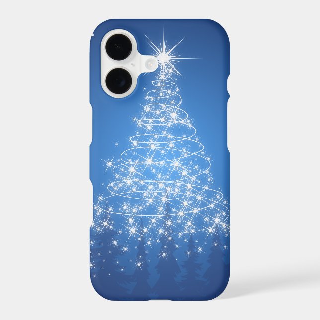 Winter Christmas Tree iPhone 17 Case with Festive  (Back)