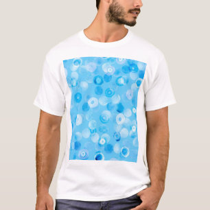 Winter Circles: Abstract Polka Dots. T-Shirt