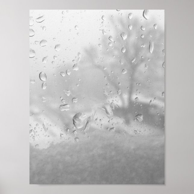 winter city window poster (Front)