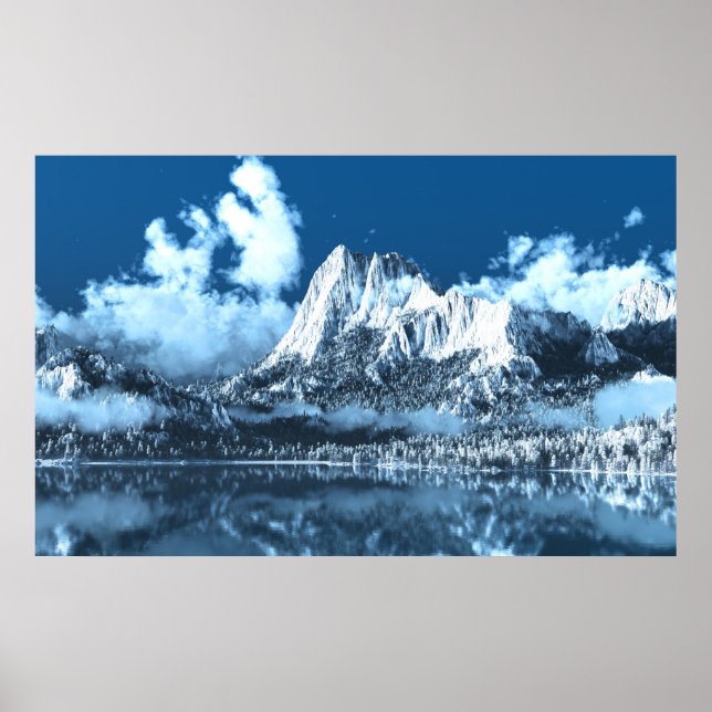 Winter Cliffs Poster (Front)