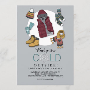 Winter Clothes Invitation