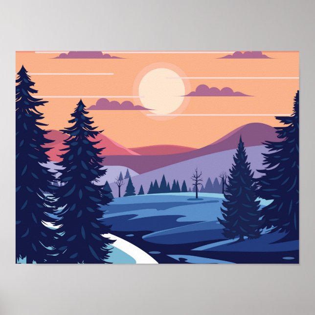 Winter Collection background Poster (Front)