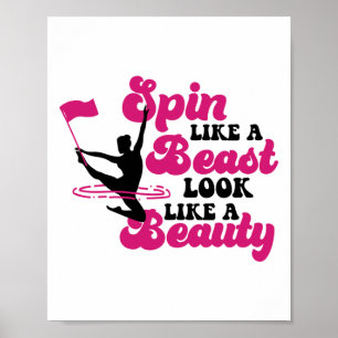 Winter Colour Guard Spin Like A Beast Look Like A Poster