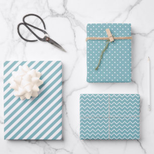 Winter colours Wrapping Paper Sheets Set 5