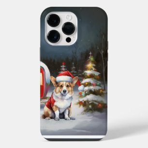 Winter Corgi Caravan Christmas Adventure  iPhone 14 Pro Max Case