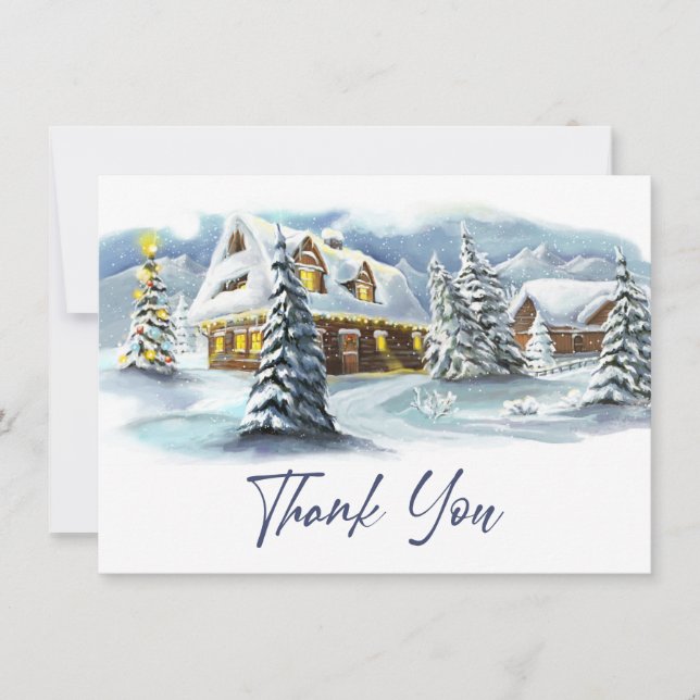 Winter Corporate Christmas Holiday Card (Front)