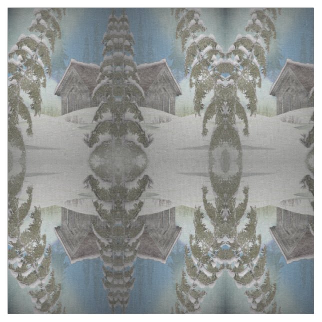 Winter Cottage Fabric (Swatch)