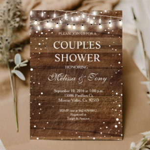 Winter Couple Shower Invitation
