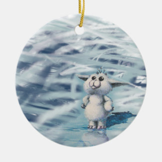 winter creature ceramic tree decoration