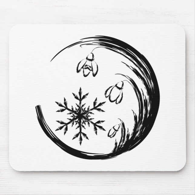 Winter Crest Mouse Pad (Front)