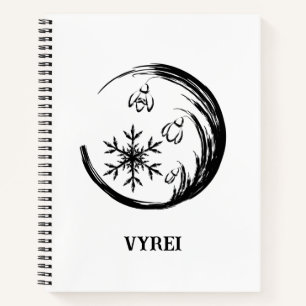 Winter Crest Notebook