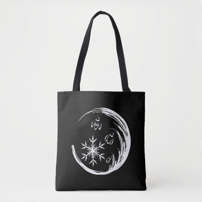 Winter Crest Tote Bag (Front)