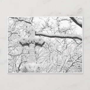 Winter Cross Postcard