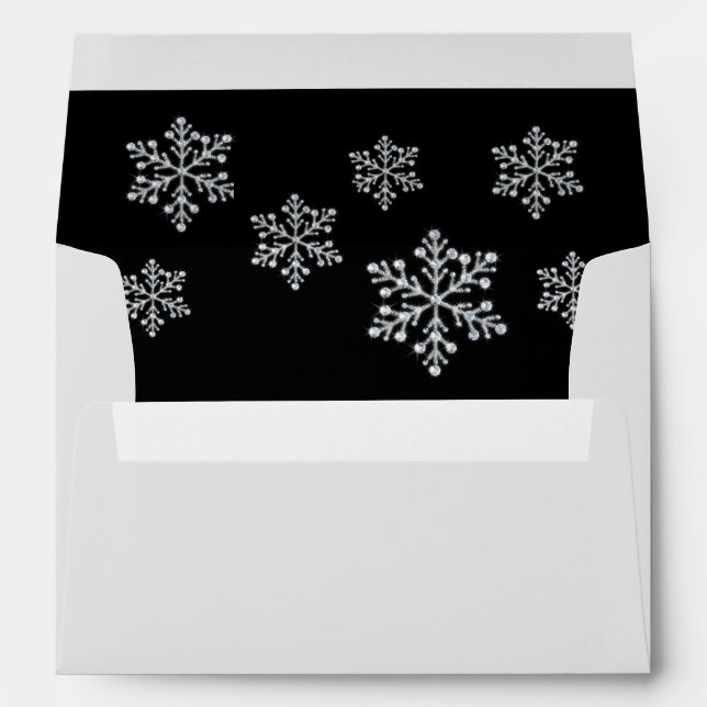 Winter Crystal 5X7 Envelope (Back (Bottom))