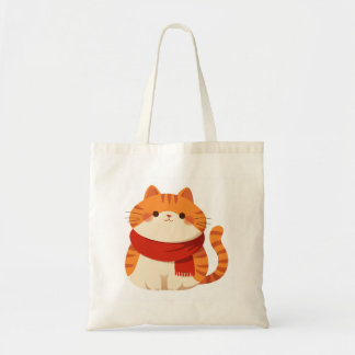 Winter Cute Cat Tote Bag