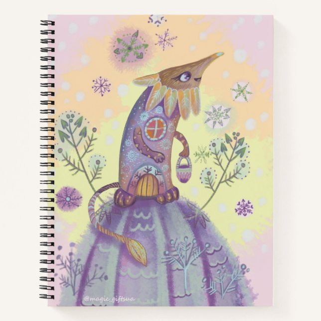 Winter  cute notebook (Front)