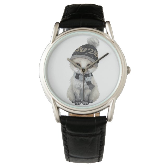 Winter Cutie 2026 Watch Cute Winter Animal Wrist W (Front)