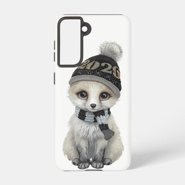 Winter Cutie Samsung Case Cute Winter Animal Phone (Back)