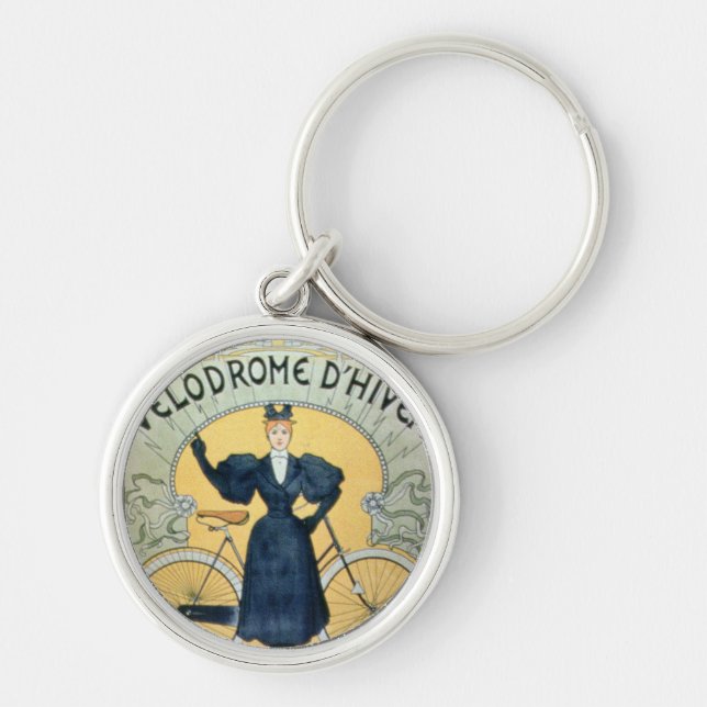 'Winter Cycle Racing Track', International Exhibit Key Ring (Front)