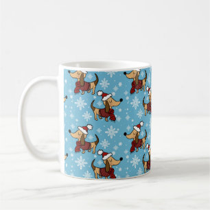 Winter Dachshund Dog Mug