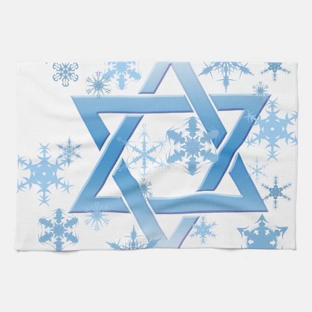 winter david tea towel (Horizontal)
