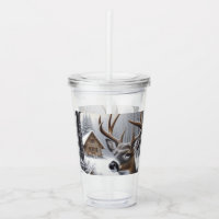 Winter deer/Buck art