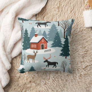 Winter Deer Dream Cushion