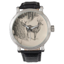 Winter Deer eWatch Watch