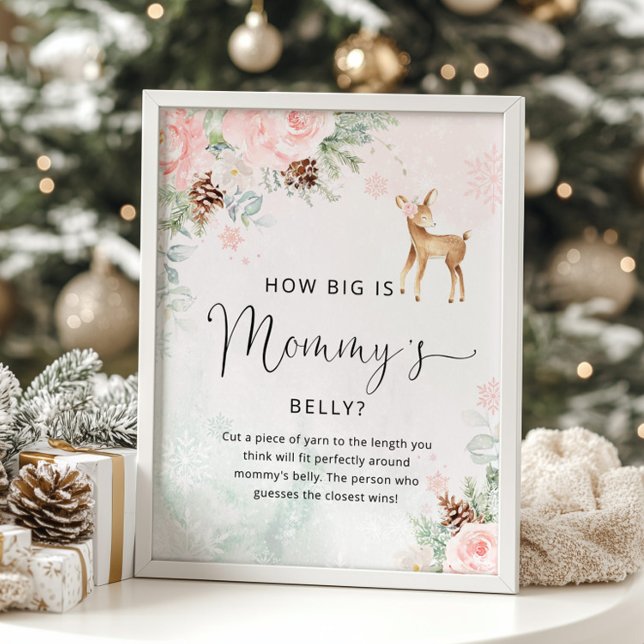 Winter deer how big is mummy's belly game poster (Creator Uploaded)