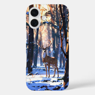 Winter Deer Spirit iPhone 16 Case