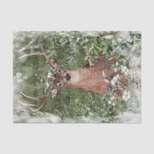 Winter Deer Tissue Paper