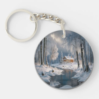 Winter Design Keychain