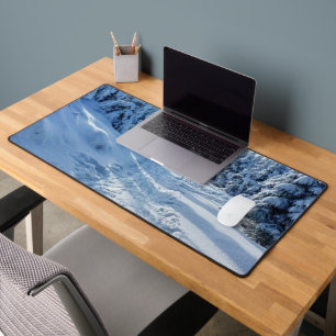 Winter desk mat
