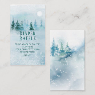 Winter Diaper Raffle Baby It's Cold Outside Card