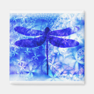 Winter Dragonfly Magnet