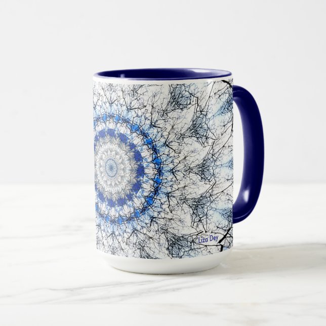 Winter Dream Abstract Mug (Front Right)
