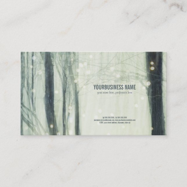 Winter Dream Business Card (Front)
