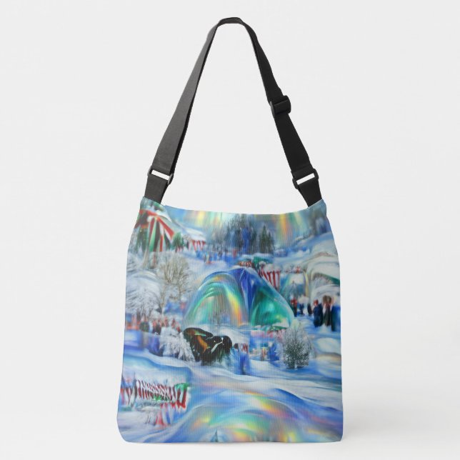 Winter Dreamscape Crossbody Bag (Front)
