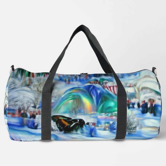 Winter Dreamscape Duffle Bag (Front)