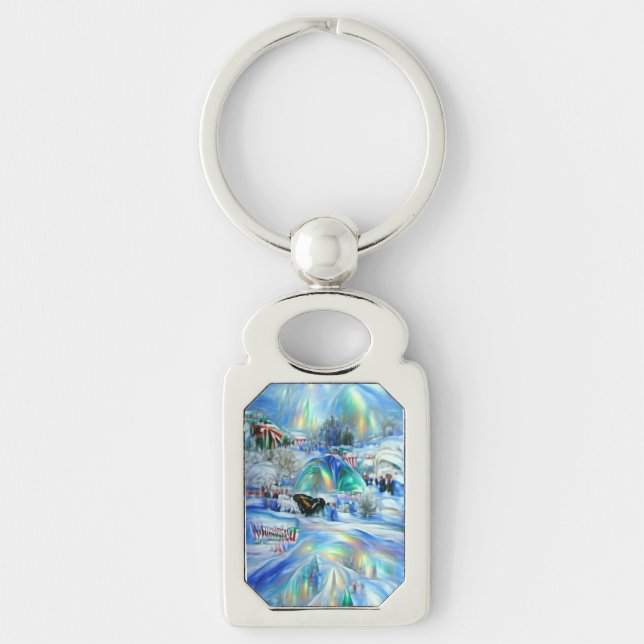 Winter Dreamscape Key Ring (Front)