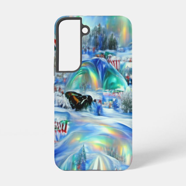 Winter Dreamscape Samsung Galaxy S22 Case (Back)