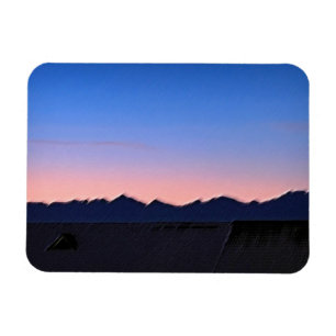 Winter early morning magnet