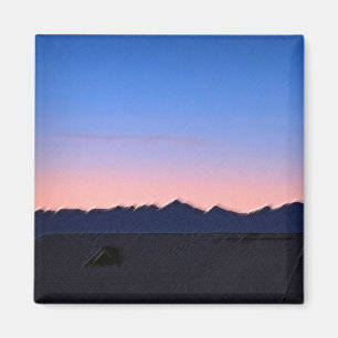 Winter early morning magnet