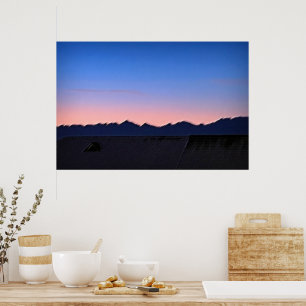 Winter early morning poster