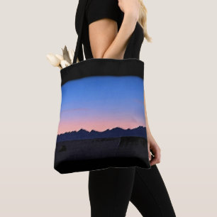 Winter early morning tote bag