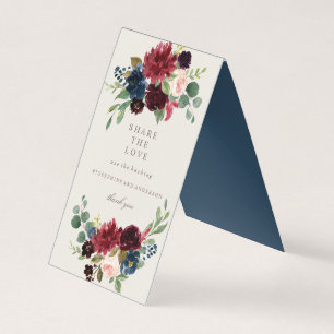 Winter Elegance Share the Love Table Sign